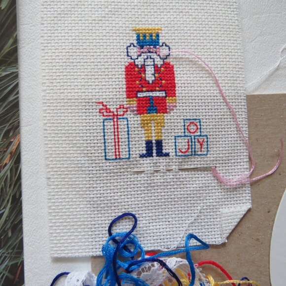 Christmas Lace Ornaments Designs for the Needle Lot of 10 Needlepoint Vint Kits - Picture 10 of 10